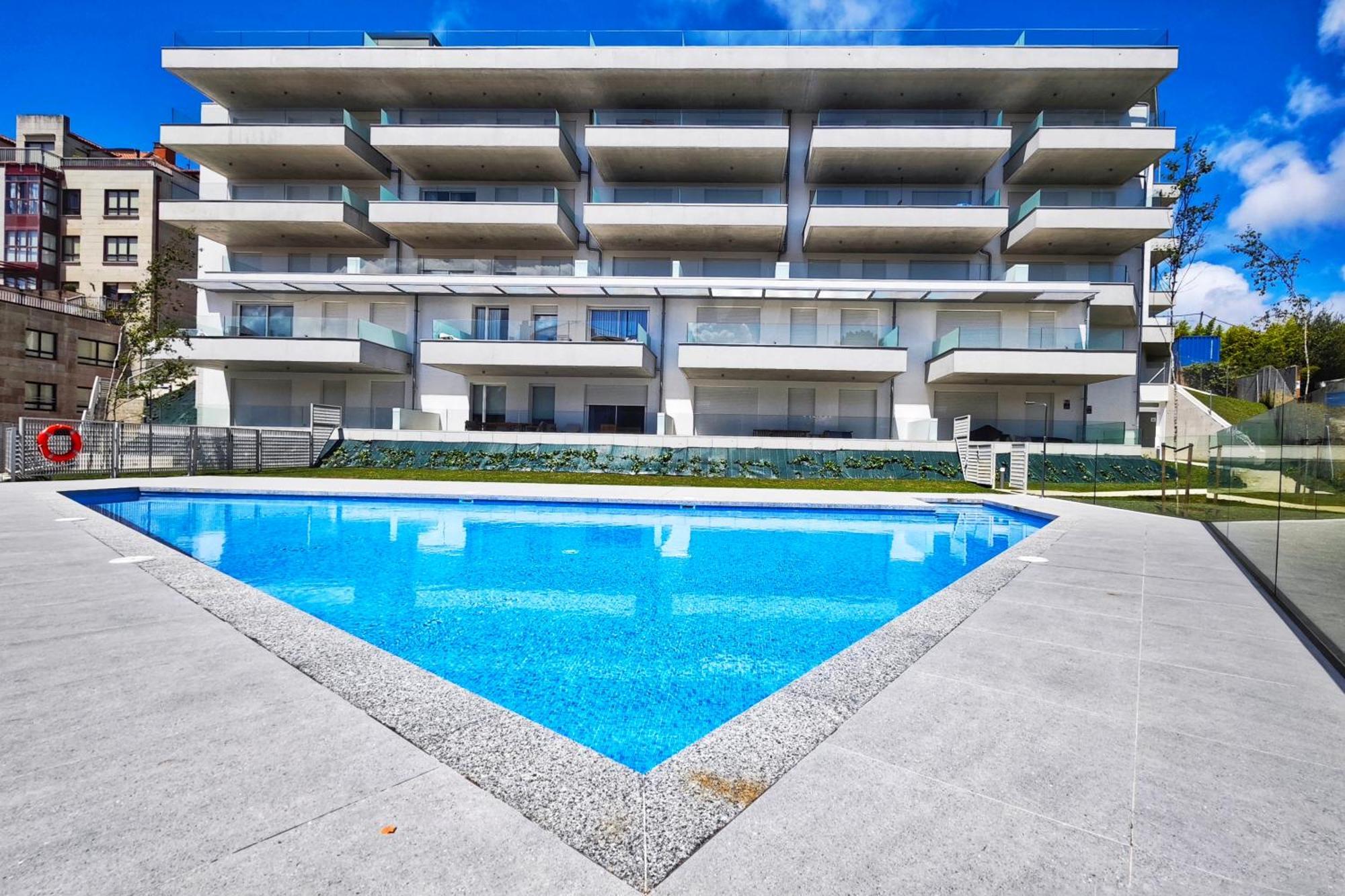 Desconectaengalicia Apartamento Zoo Con Piscina Y Vistas Al Mar A 150 Metros De Silgar Sanxenxo Exterior foto